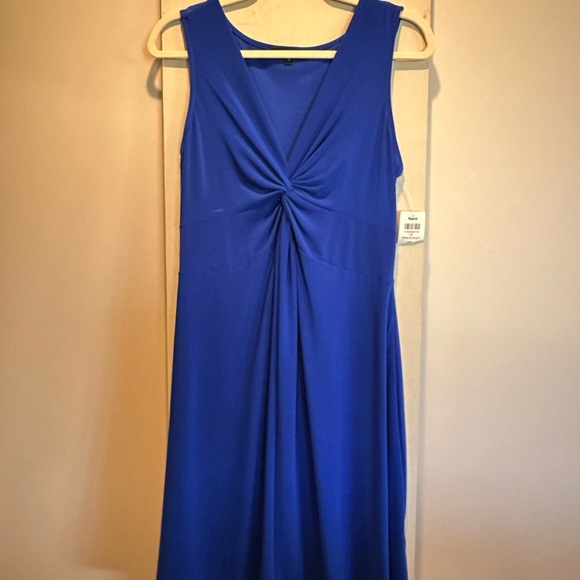 Elegant Blue Sleeveless Dress Jessica - Picture 1 of 6